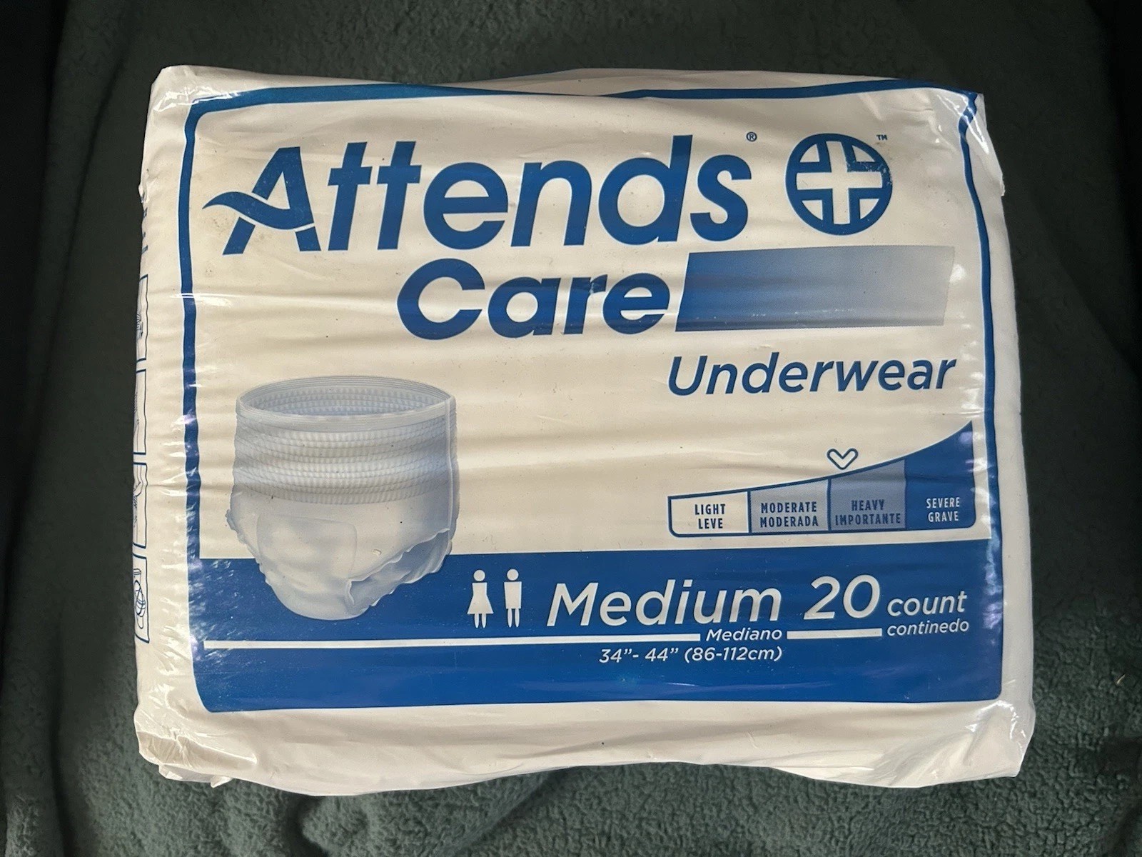 Attends Care Underwear Medium 80 Counts 4 packs