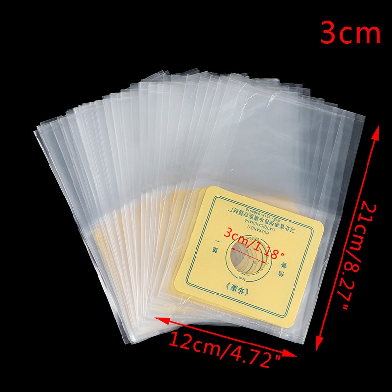 50Pcs Colostomy Bags Ostomy Stoma Cut To Fit One-Piece System Disposable Pouc F6