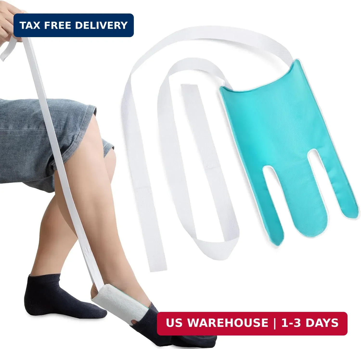 Sock Aids for Putting On Socks,Sock Helper Assistant Device No Bending f