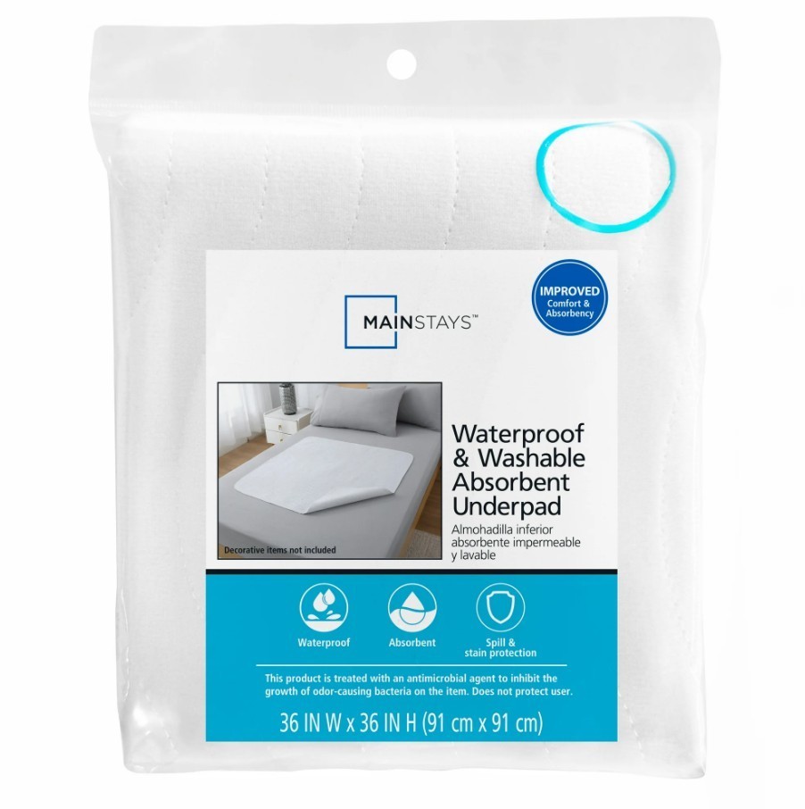Mainstays Waterproof & Washable Absorbent Underpad, One Size
