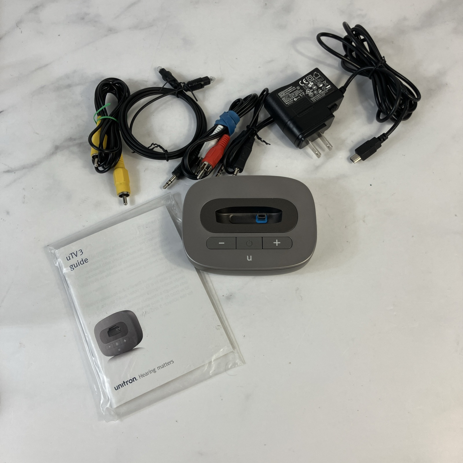 Unitron uTV3 Wireless TV Transmitter Dock Charging Base Only
