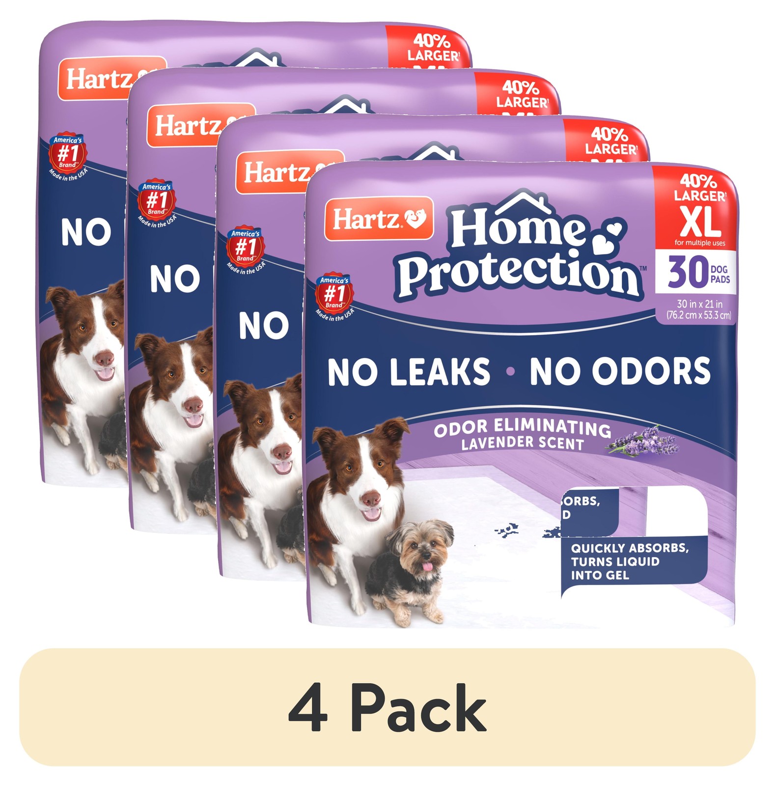 (3 pack Home Protection Super Absorbent Odor Eliminating Lavender Scented No