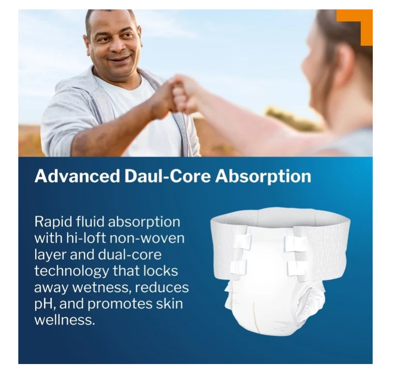 McKesson Bariatric Ultra Briefs 3XL Incontinence 32ct Heavy Absorbency