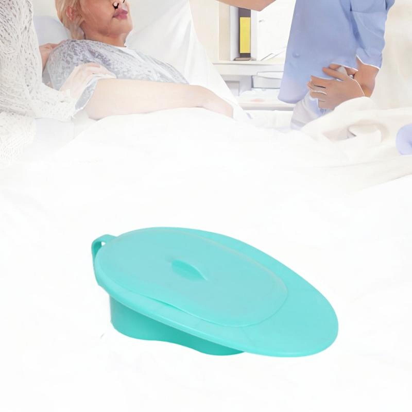 Bedpan with Lid Large Capacity Personal Urinals for Old Man Home Use Elderly