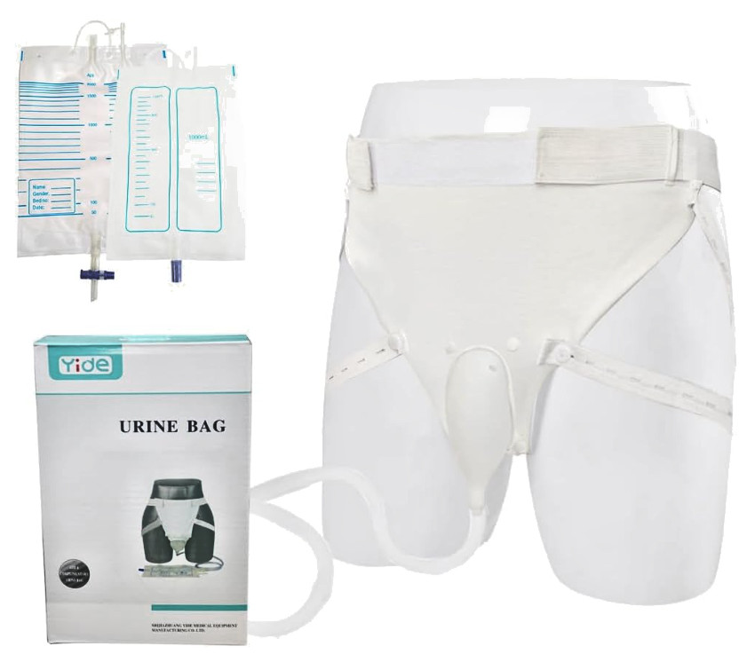 Urine Collection Bag Wearable Urinal for Men Portable Male Urine Collection Bag