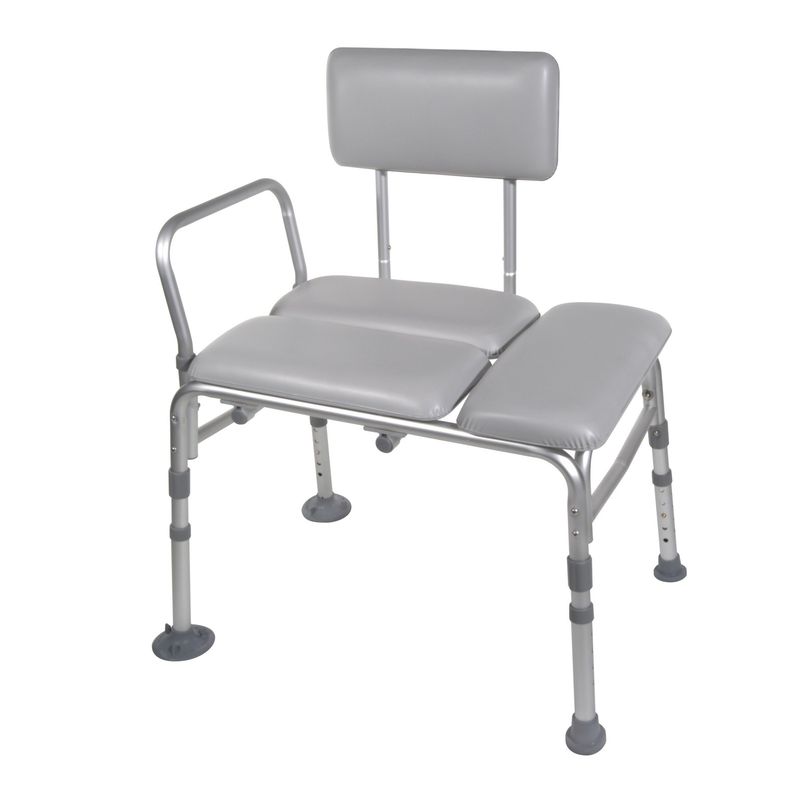drive Knocked Down Bath Transfer Bench Adjustable Height up to 400 lbs