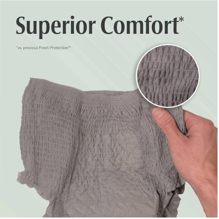 Depend Fresh Protection Incontinence Underwear for Men, Adult, XL, 68 Count