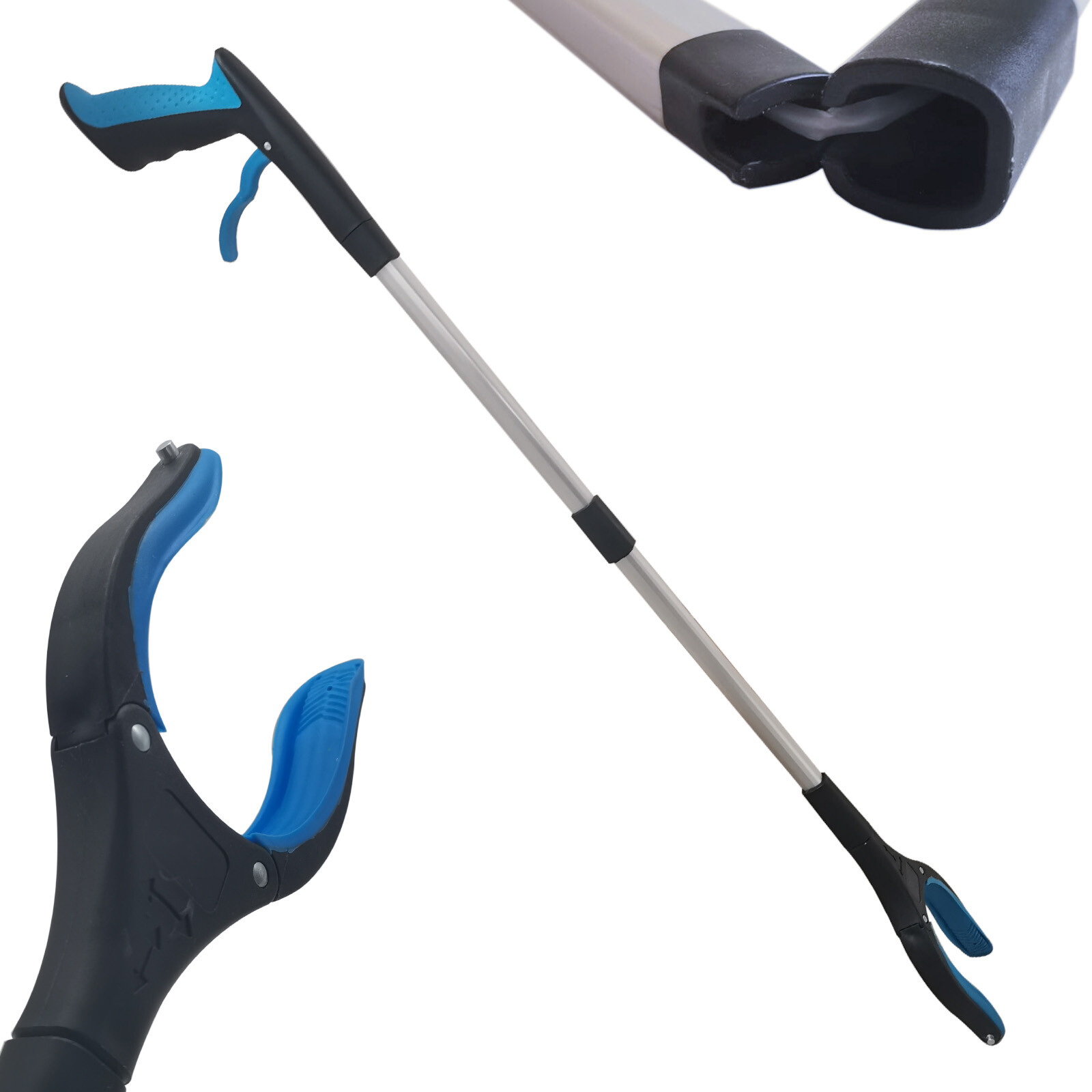2 Pcs 32 Inch Heavy Duty Grab Industrial Pickup Stick Hand Reach Trash Reach