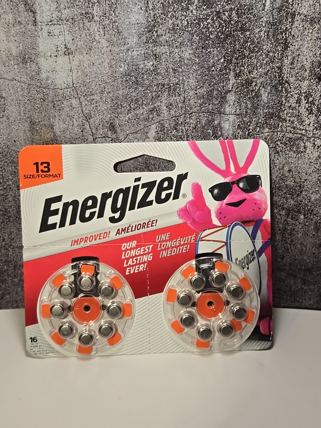 Energizer Size 13 Hearing Aid Batteries – NEW 16 Batteries (160)