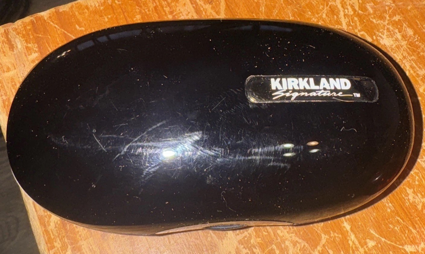 Kirkland Signature Hearing Aid Storage Case Hard Shell & Brush