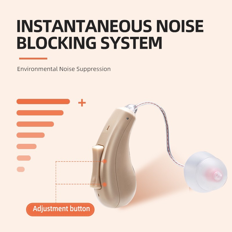 Bluetooth APP Control Rechargeable Hearing Aids For Seniors With Music Streaming