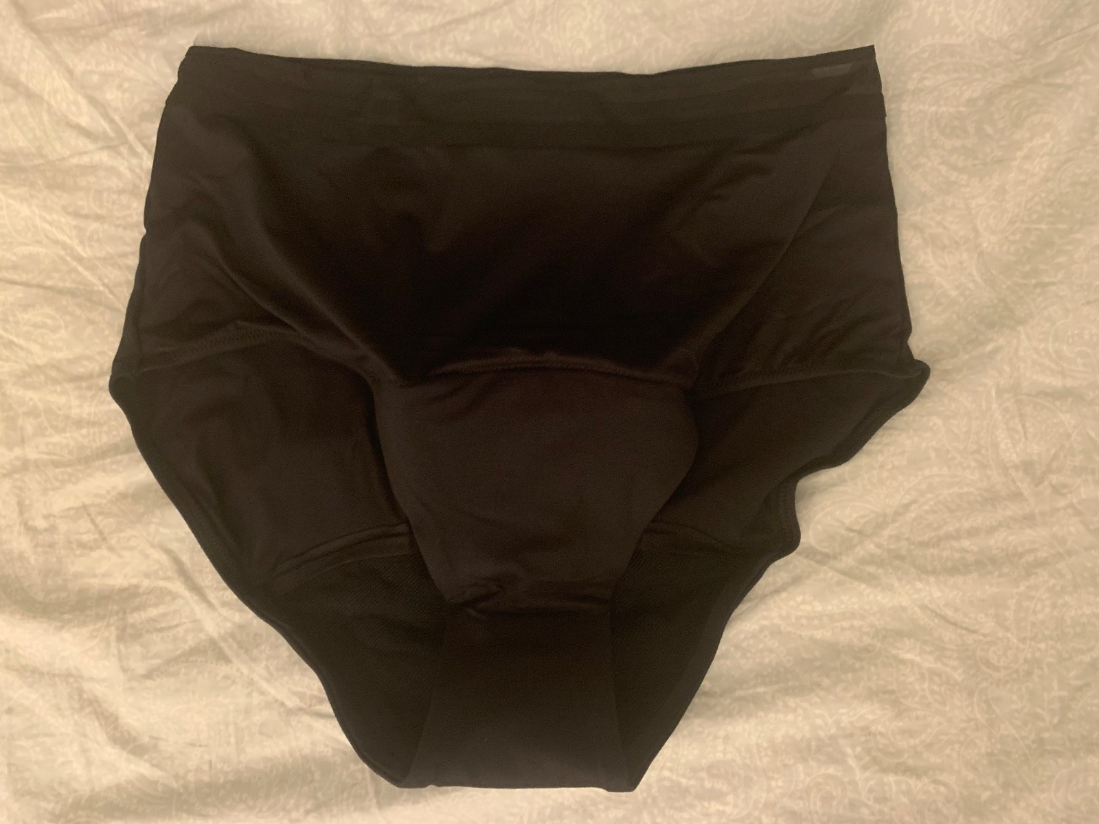 Thinx For All Leaks Black High-Waist Underwear Reusable Bladder Leak Size M