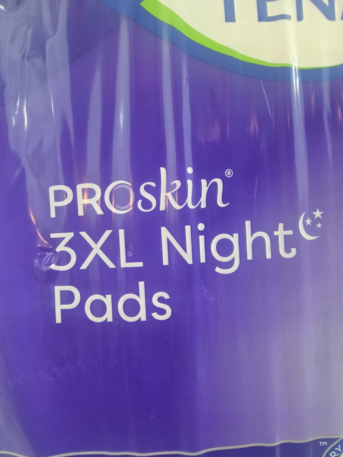 TENA ProSkin 3XL Night Pads Overnight Incontinence 24 Count ConfioAir Sealed New