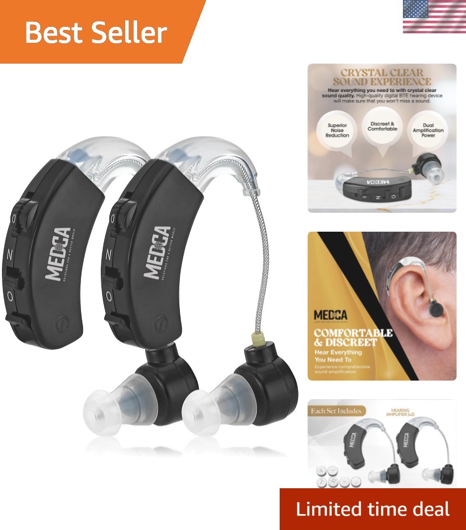 Behind the Ear Sound Amplifier – BTE Hearing Ear Amplification Device and Dig…