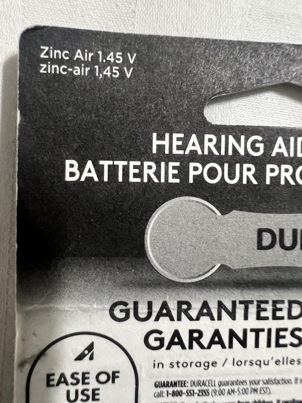 DURACELL 312 Zinc Air 1.45 V~ 8 Batteries~ DA312B8~ Expire 3/27 for HEARING AID
