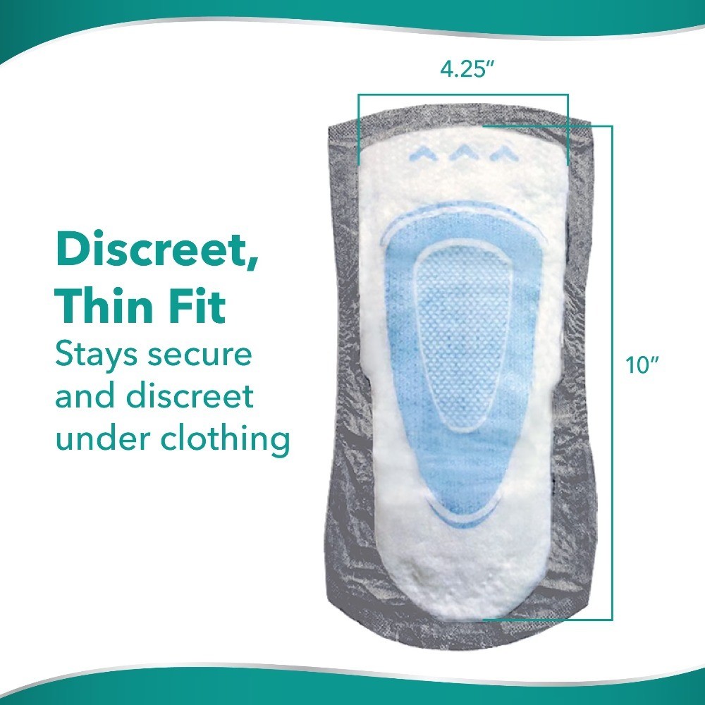 Maximum Absorbency Men’s Guards Incontinence Pads One Size Fits All 52 Count