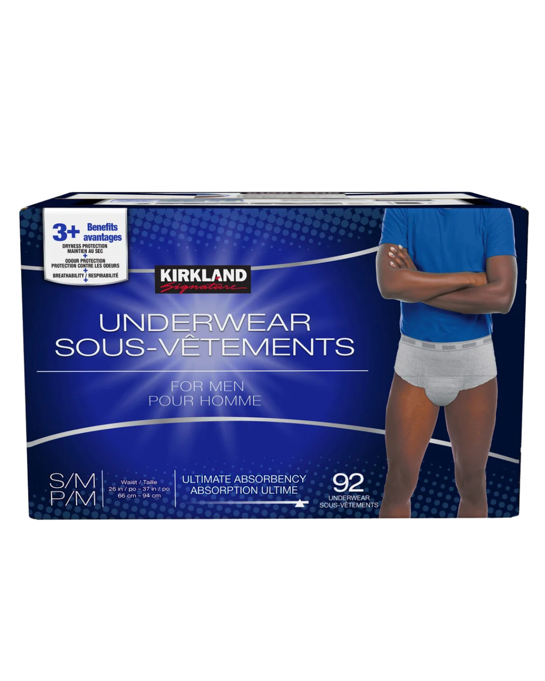 Kirkland Signature Men’s Protective Underwear Small/Medium