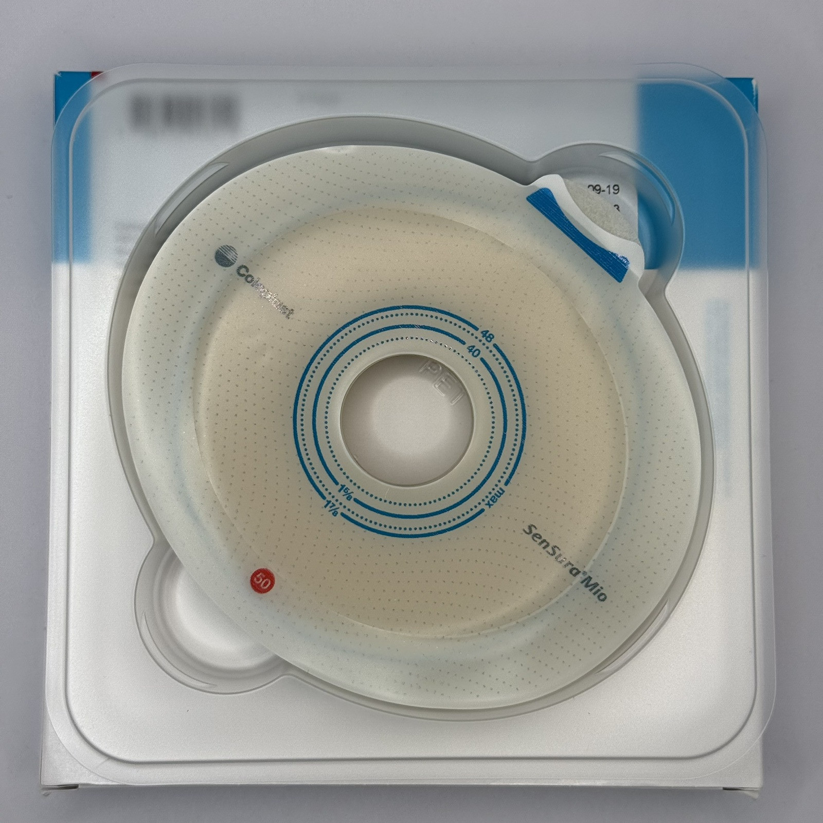 Coloplast 10466 SenSura Mio Flex Ostomy Skin Barrier 50mm 1-1/8” Stoma Box of 5