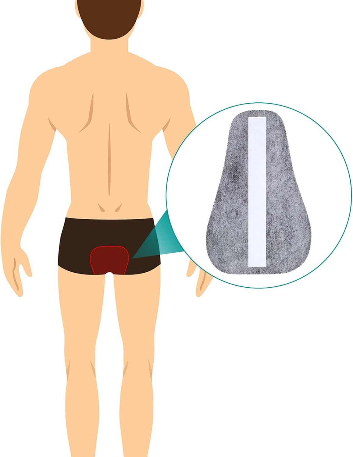 8 Pcs Charcoal Underwear Flatulence Pads Odor Filter Deodorizer For Adults