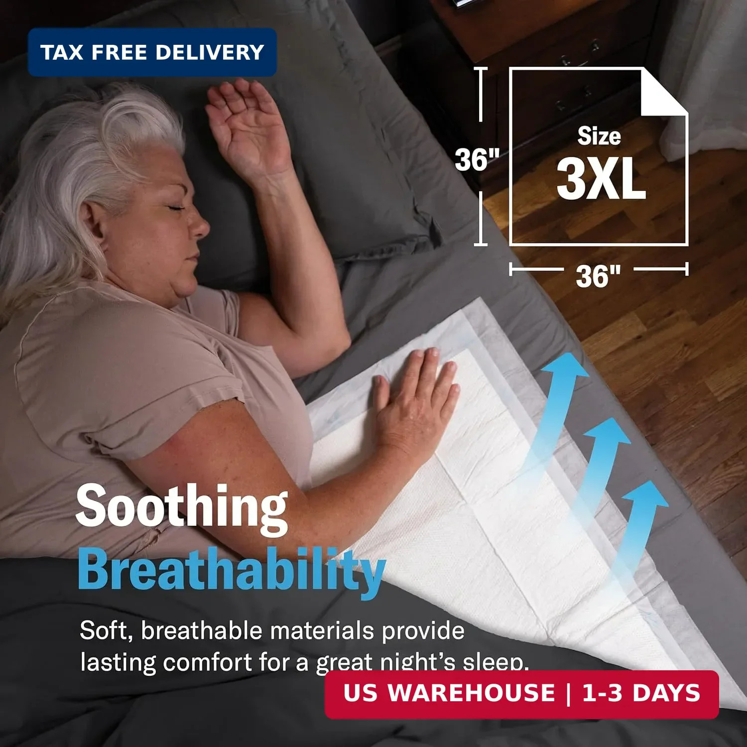 Chucks® MAX Hospital Bed Pads Disposable Adult 36 x 36 Breathable Incontinence P