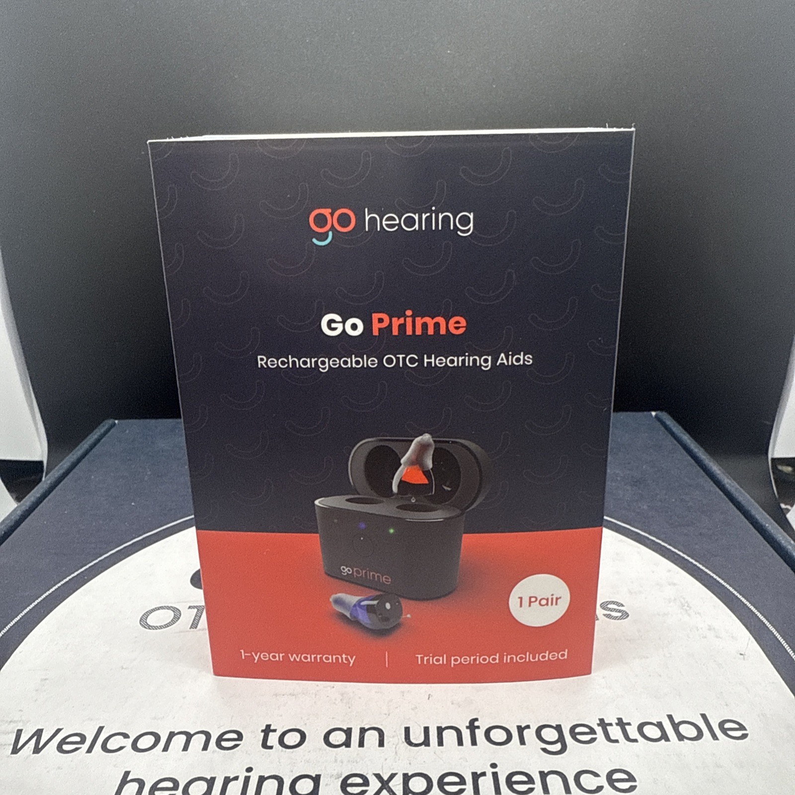 Go Hearing Prime OTC Rechargeable Hearing Aid Bundle Kit – Sealed New
