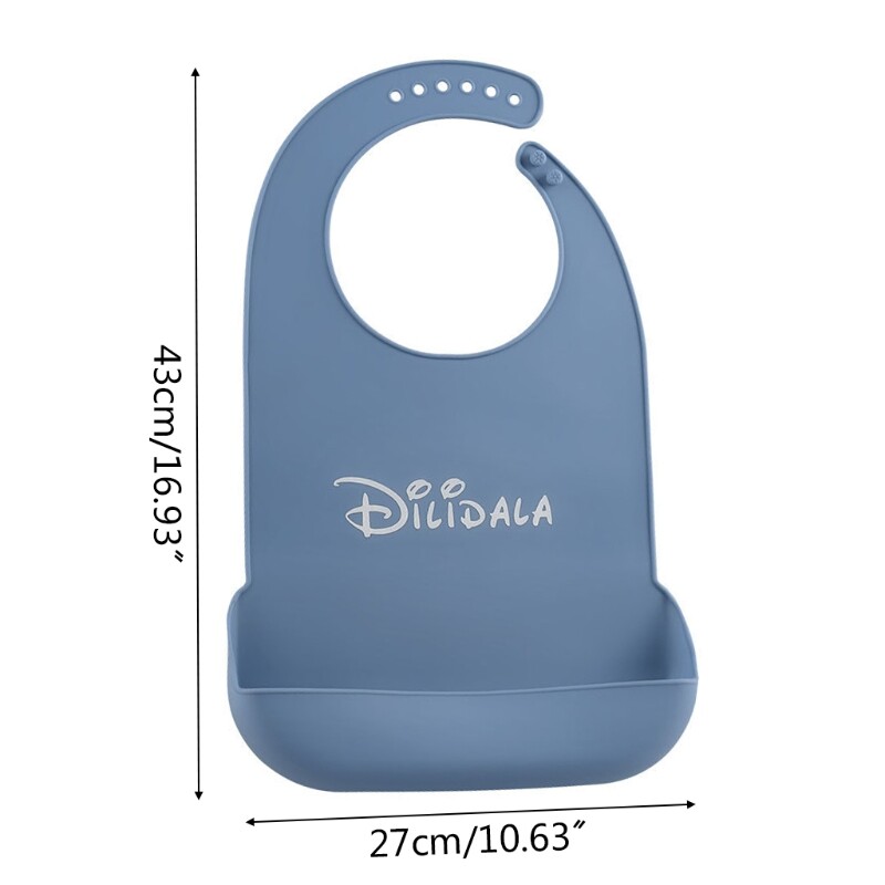 Silicone Bib Catcher Pocket Bib Elderly Aged Senior for Silicone Bi