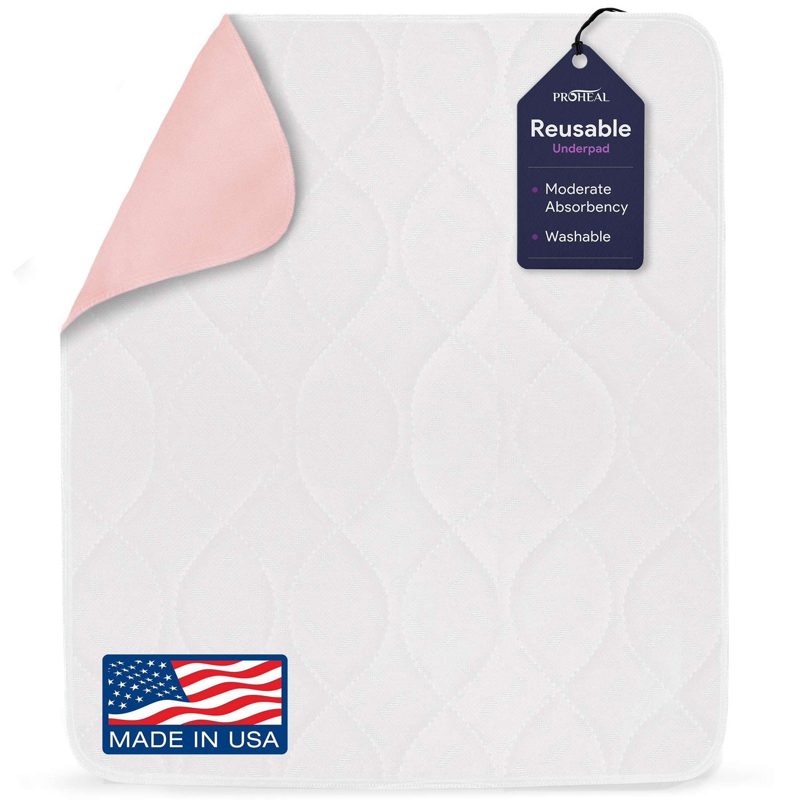 1 PCS Incontinence Bed Pad Washable Reusable Waterproof 30×36 Inch Moderate