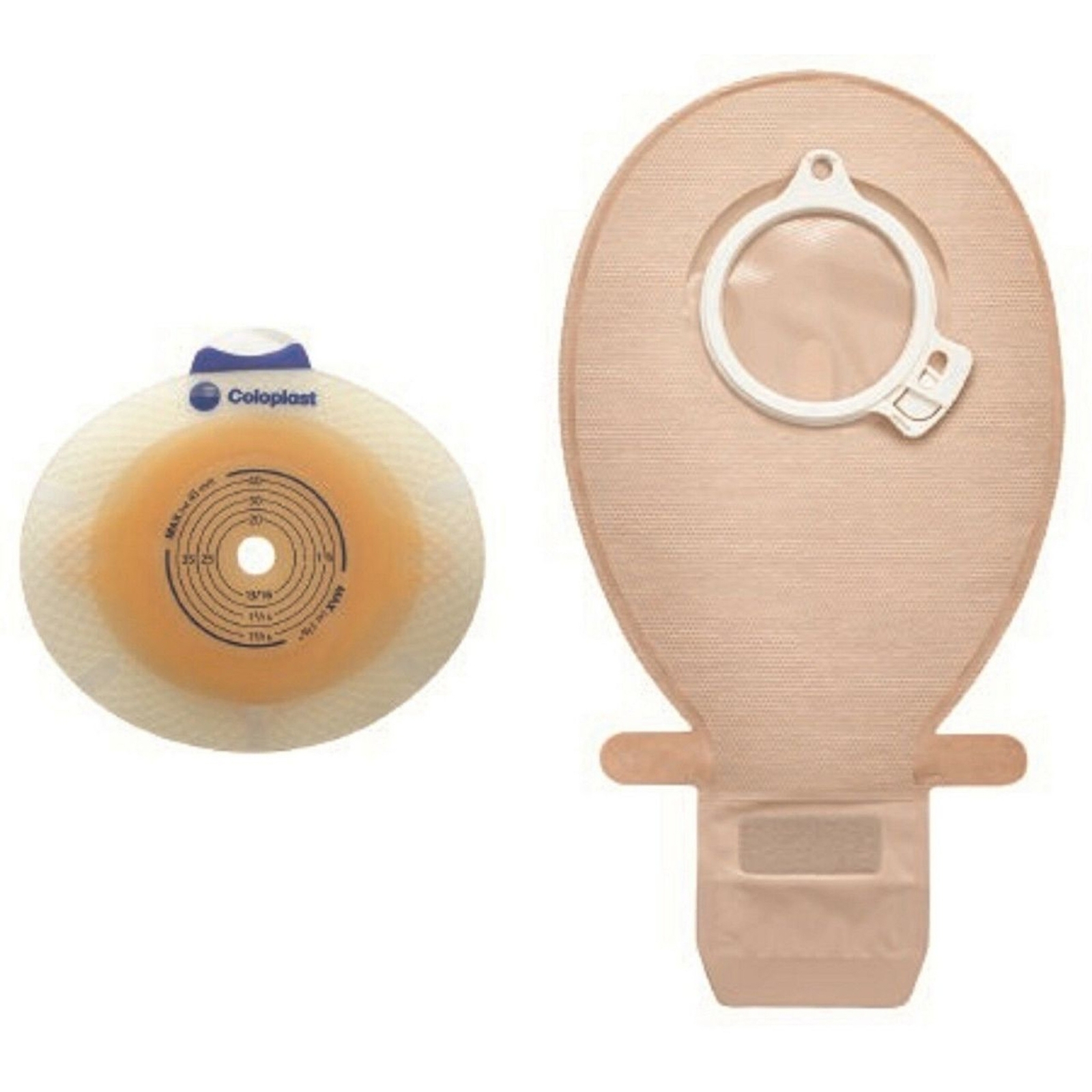 SenSura Click Closed End 2pc System Ostomy Pouch 40 mm / 45 mm Flange 30 Ct