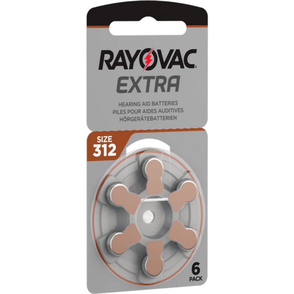 222x Rayovac 312 Hearing Aid Batteries Large Bulk Pack PR41