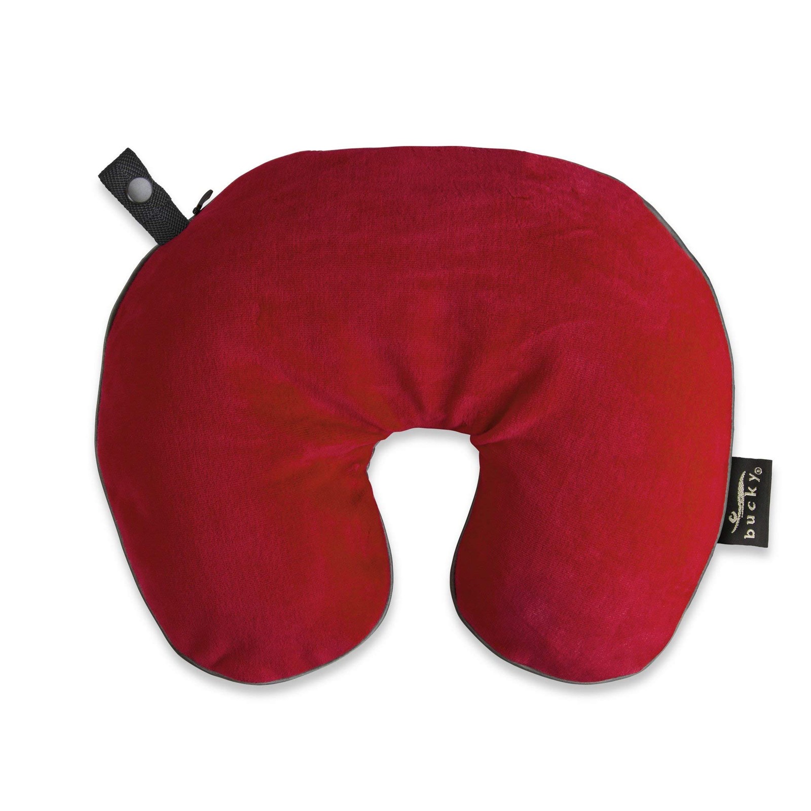 Bucky Utopia U-Shaped Neck Pillow, Cherry Red, One Size Size,
