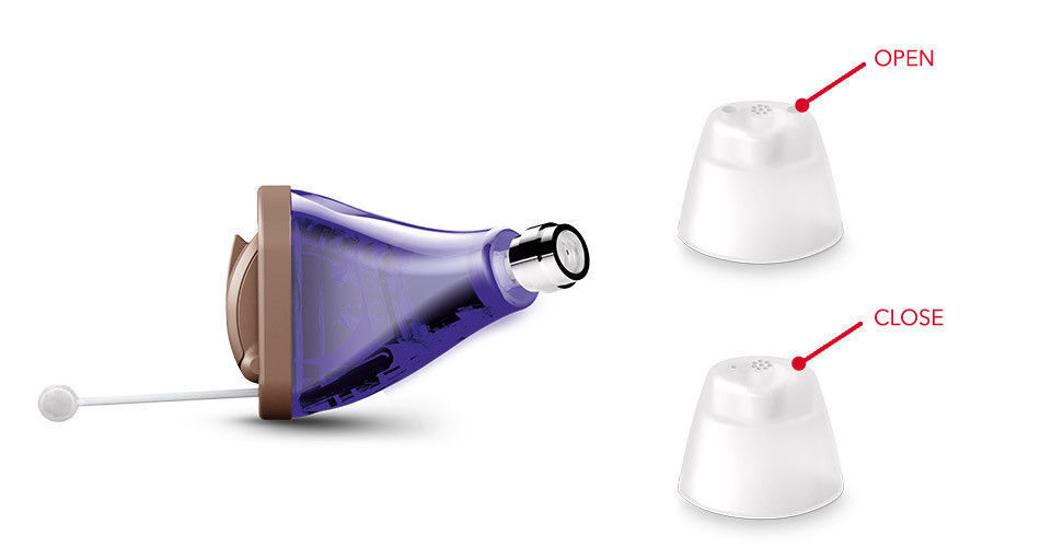New Signia Run Click CIC hearing aids 8 Channel digital Mild Loss Free Shipping