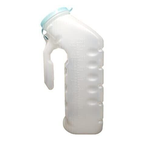 10 Medline Male Man Deluxe Urinal Glow In Dark Lid 1000ml 32oz Urine Pee Bottle