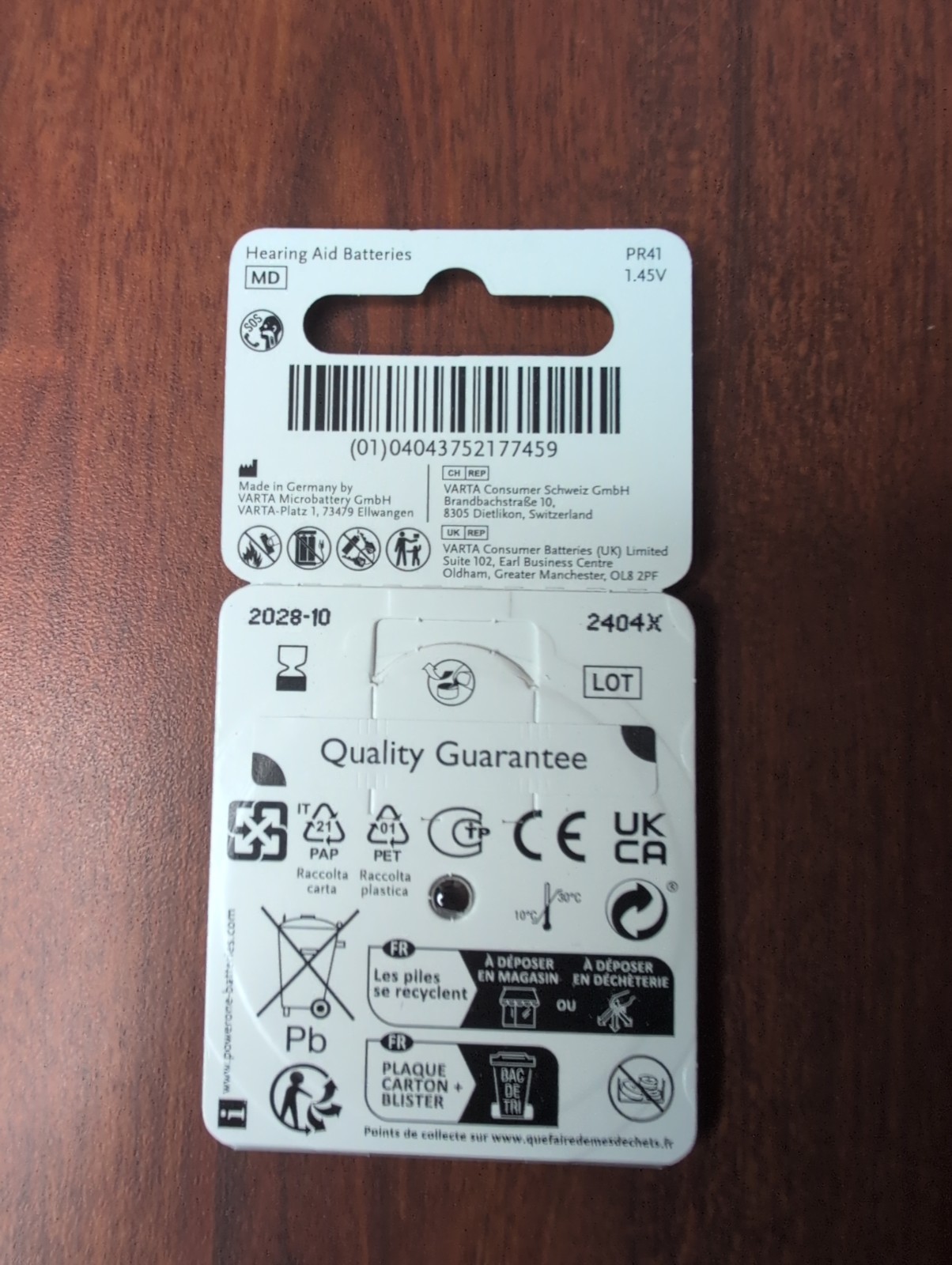 Power One Size 312 Hearing Aid Batteries 60 Count PR41 Varta Wireless Approved N