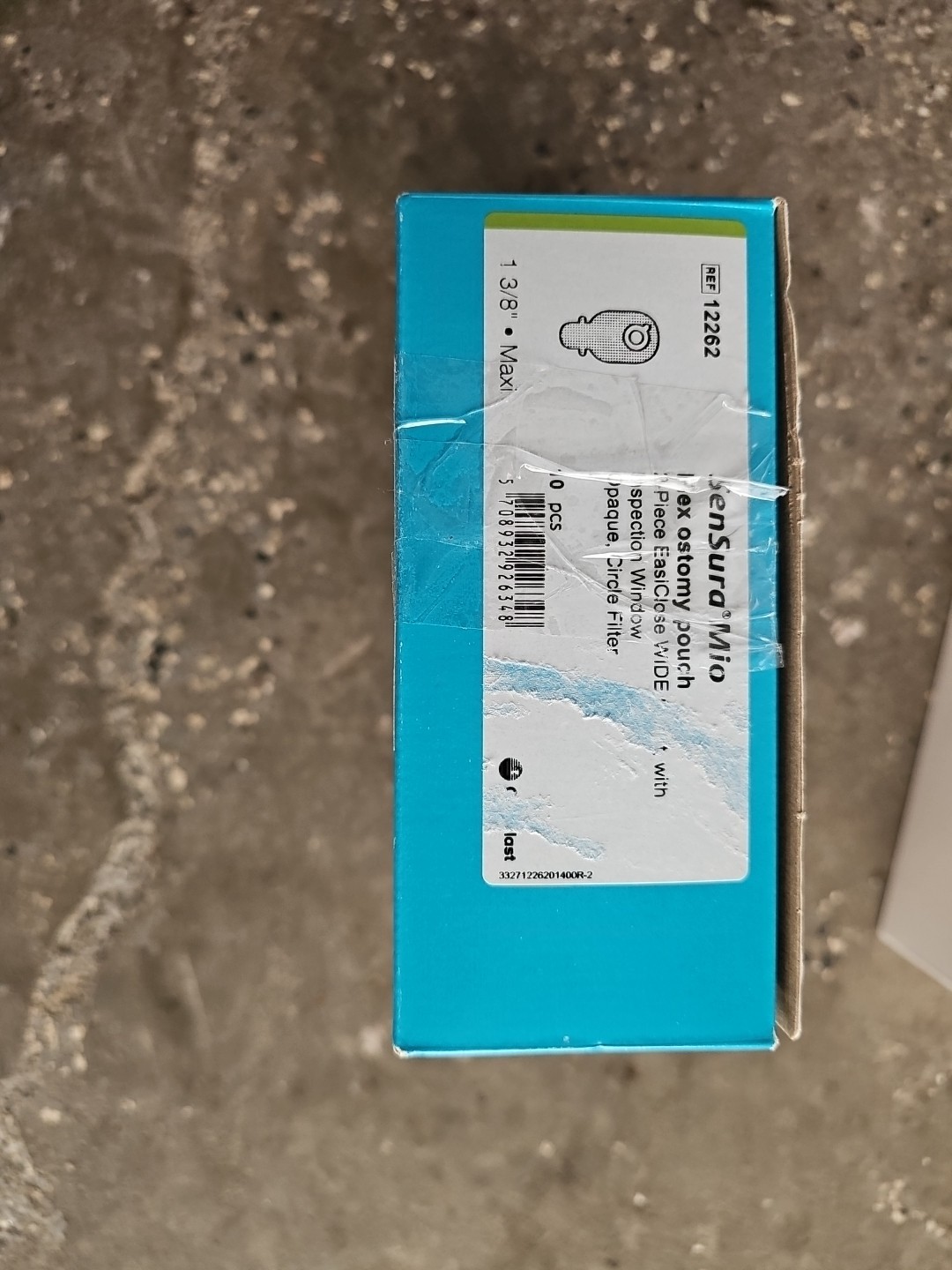 10 SenSura Mio 12262 Flex EasiClose Drainable System Ostomy Pouch Exp 02/2026