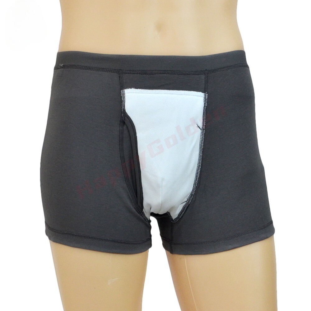 2 Pack Male Female Washable Incontinence Pants Underwear (Mild) Elderly Disabled