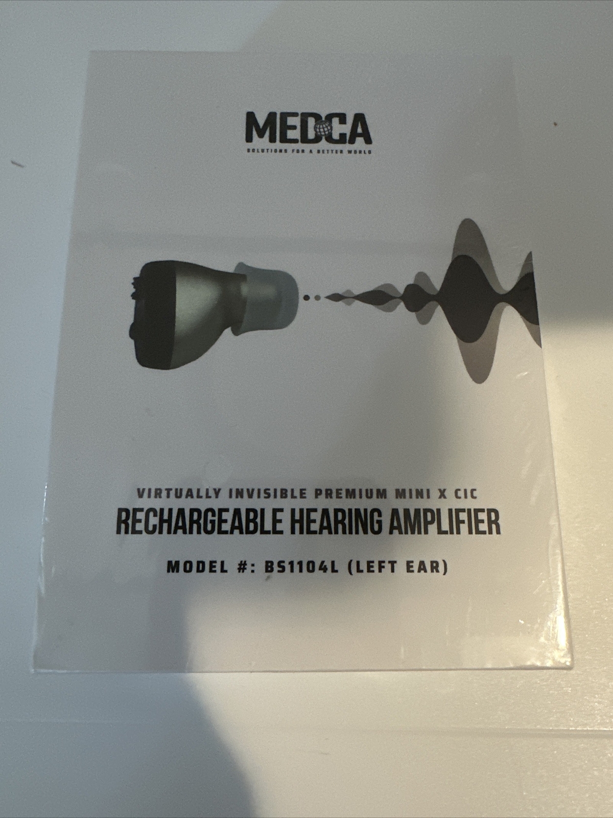 Medca BS110 Easy To Use Wear Comfortably Digital Hearing Amplifier Left Ear. New