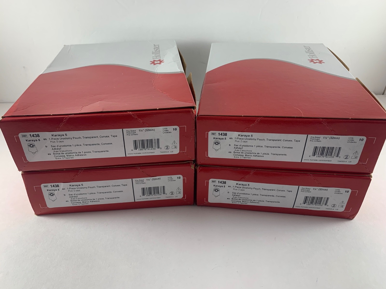 Lot of 40 – Hollister – 1438 – Karaya 5 – 1 Pc Urostomy Pouch (1-1/4″) Exp 2028