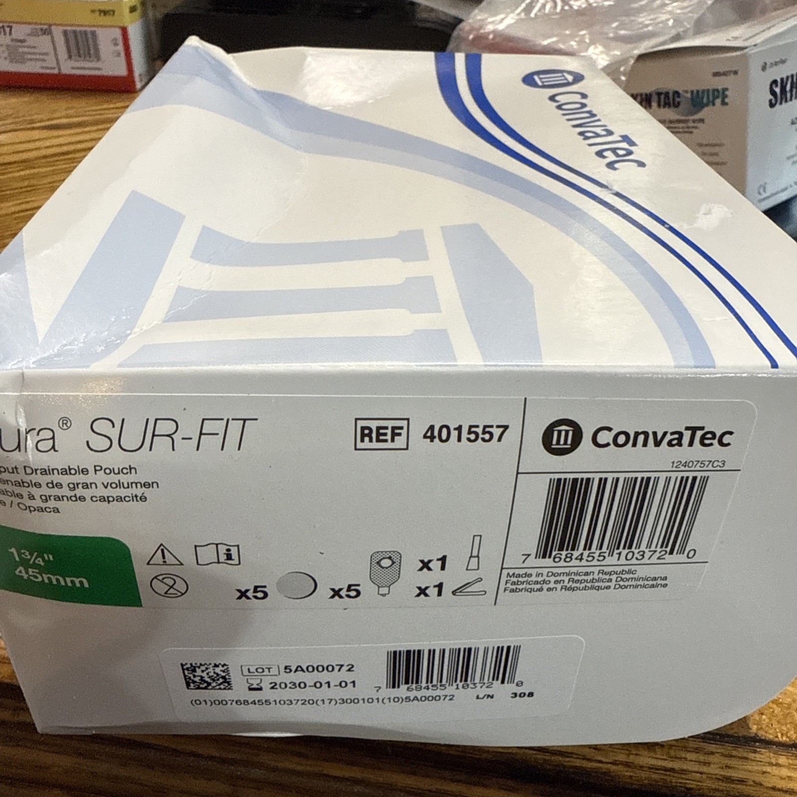 Convatec 401557 Natura 5 Drainable Pouch Systems 1-3/4″ Flange Expires 2029
