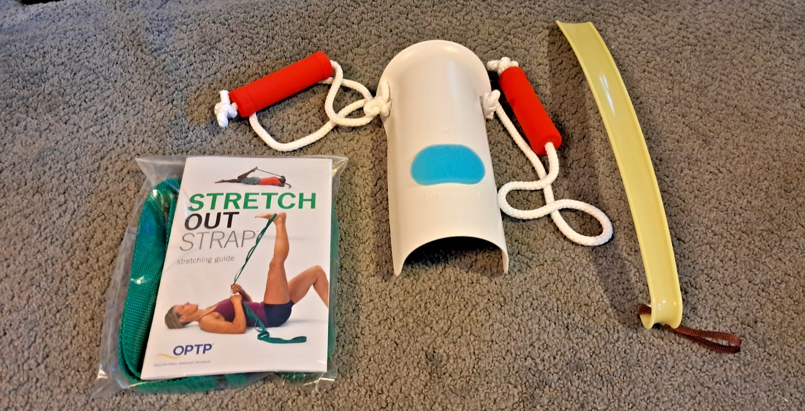 No bending Sock Aid , Stretch out strap and long shoehorn. Free Shipping