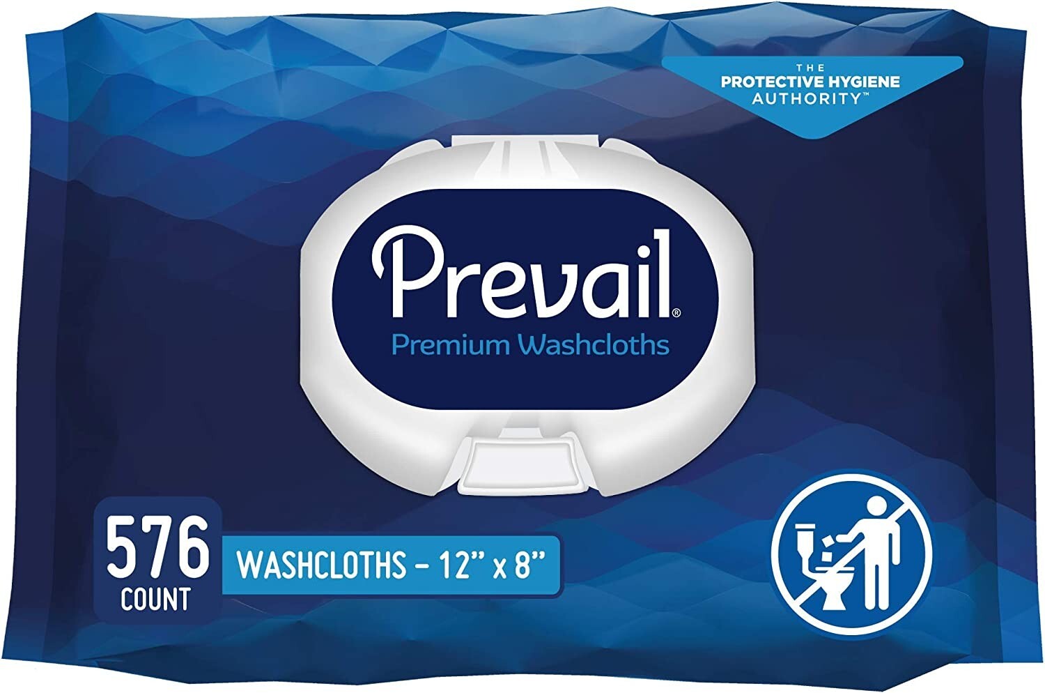 Prevail Adult Wipe or Washcloth 8 x 12″ WW-720 6 Pack 576 Wipes