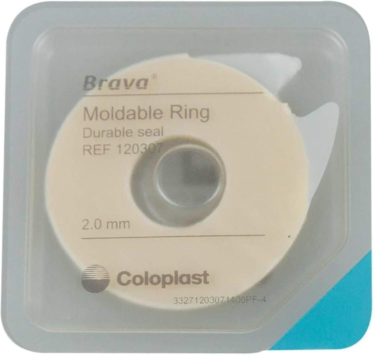 Coloplast Brava Moldable Ring 2.0mm Ostomy Seal – 10pcs/Box, New