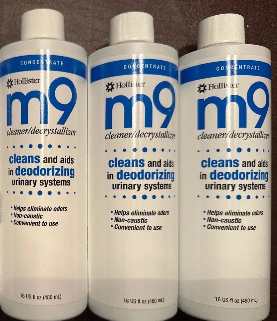 (3 Qty.) 16 Oz Bottles Hollister M9 7736 Cleaner & Odor Eliminator Exp 05/2027