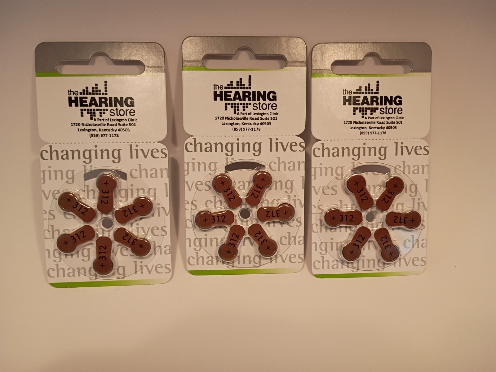 NEW PHONAK Hearing Aid 312 Batteries (18) Expiration 10/2026, 10/2027