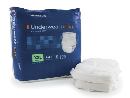 McKesson Ultra Adult Absorbent Brief 2XL 68”-80” Heavy Absorb -96/Pack