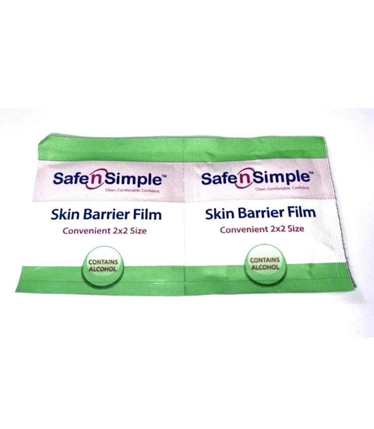 50 SAFE N SIMPLE SNS81850 Skin Barrier Film, Protective Wipes Exp. 2028