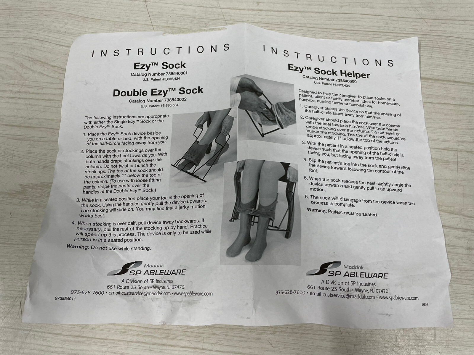 SP Ableware Double Exy Sock- Sock Installer