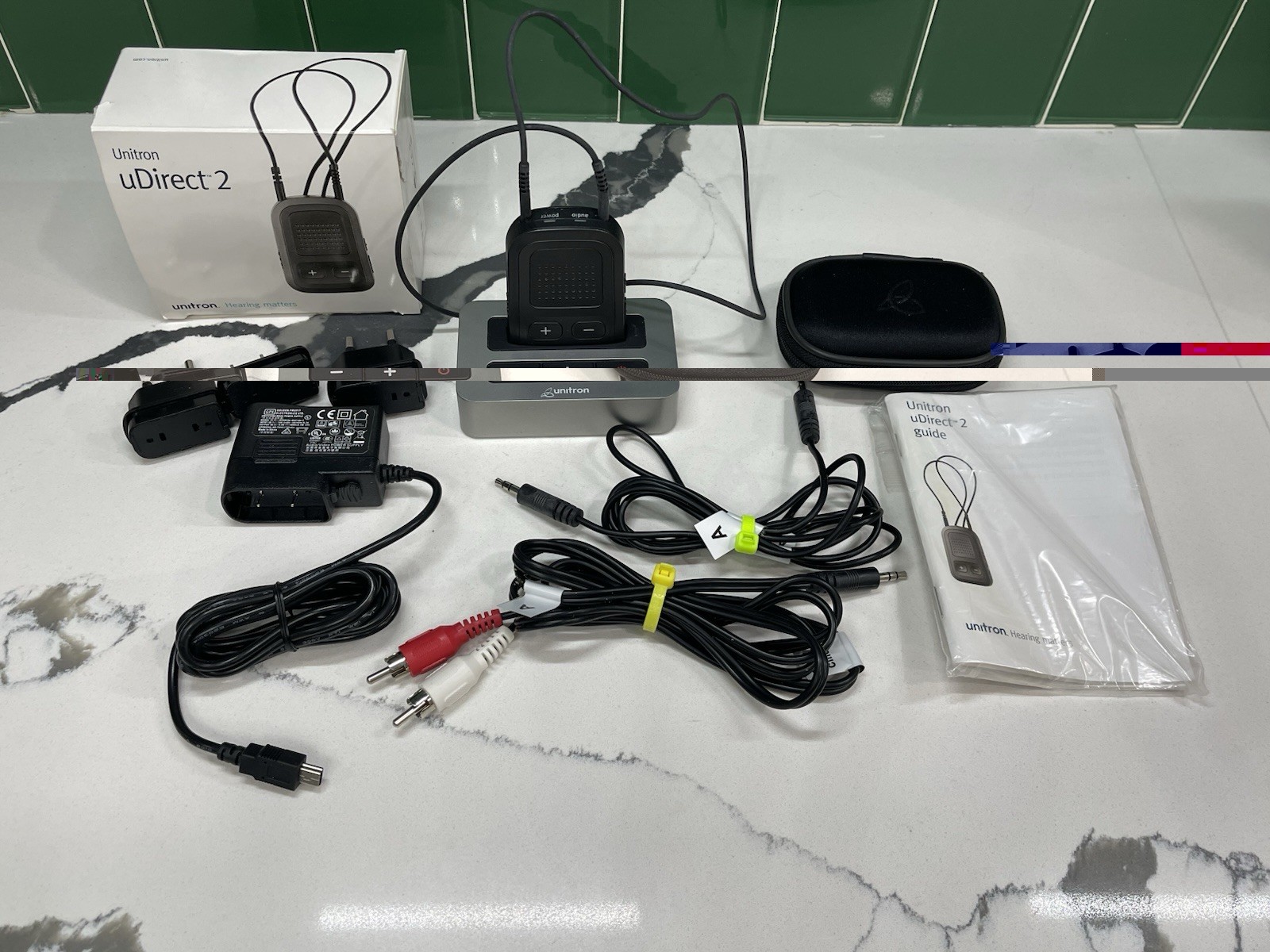 UNITRON UDIRECT 2 & UTV 2 TV ADAPTER FOR UNITRON HEARING AIDS