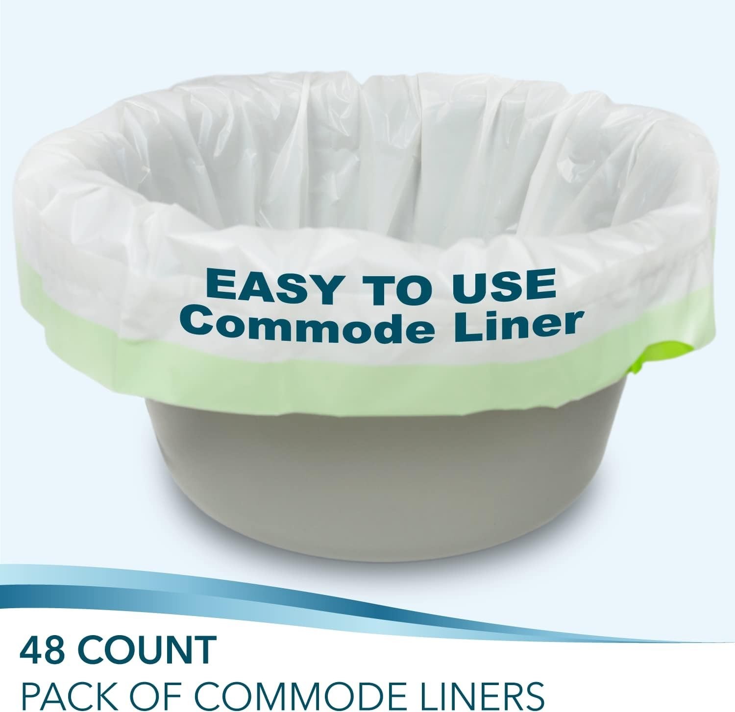 Bedside Commode Liners for Portable Toilet Chair Bucket and Bedpan | Value Pa…