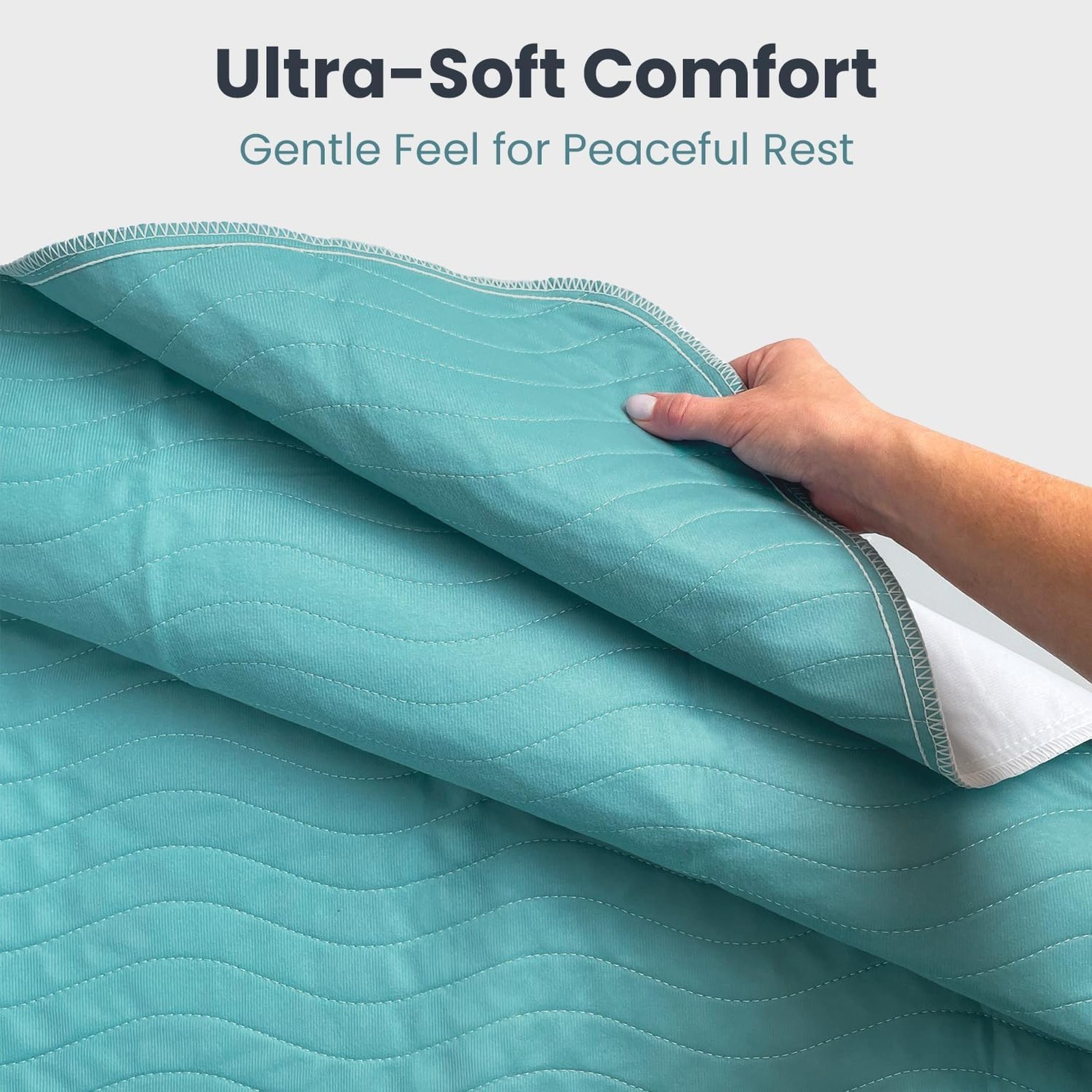 Reusable Bed Pads Waterproof 34×36 Inches Pack of 2 Incontinence Bed Pads for