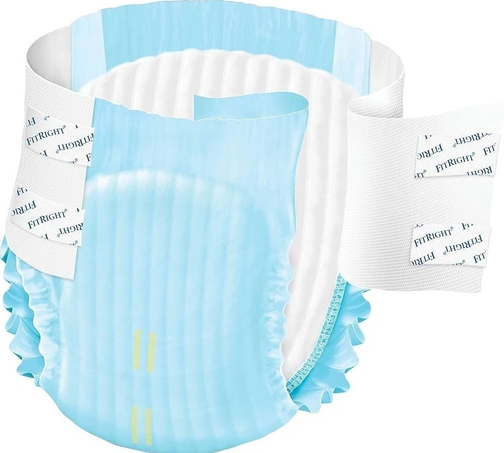 Medline FitRight OptiFit Adult Briefs L Extra 20 Count 44-56 FITULTRALG
